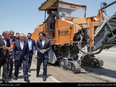 آغاز عملیات اجرایی طرح بهسازی و روکش آسفالت آزادراه تبریز- زنجان