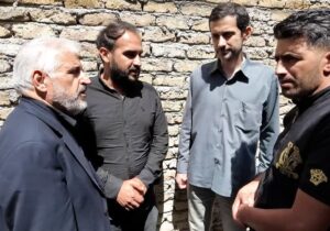 دیدار مسئولان با خانواده شهدای مظلوم تجاوزات رژیم صهیونیستی در آذربایجان‌شرقی