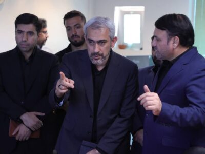 بازدید وزیر اقتصاد از مجموعه بانک سپه