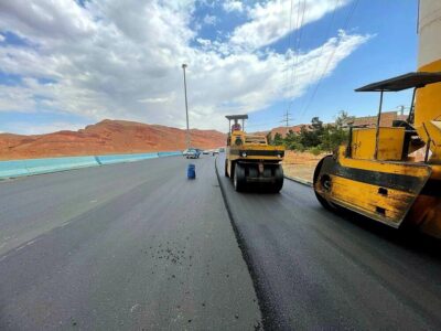 ساماندهی یک کیلومتری در اتوبان پاسداران با توزیع ۳۵۰۰ تن آسفالت