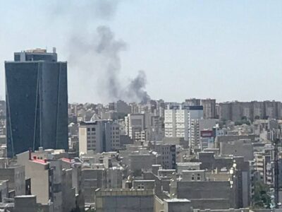 آتشسوزی انبار ضایعات در تبریز