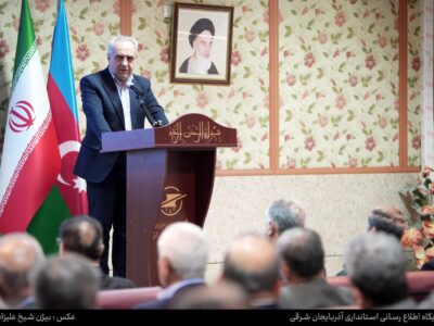 حضور استاندار آذربایجان شرقی در آئین افتتاحیه پرواز های مسیر باکو از فرودگاه تبریز