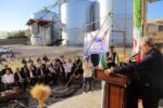 افتتاح سیلوی ذخیره‌سازی گندم در شهرستان هشترود