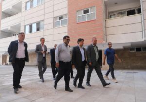 بازدید رئیس نظام مهندسی ساختمان آذربایجان شرقی از پروژه های نهضت ملی مسکن در سهند