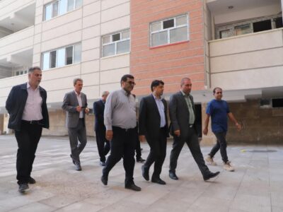 بازدید رئیس نظام مهندسی ساختمان آذربایجان شرقی از پروژه های نهضت ملی مسکن در سهند