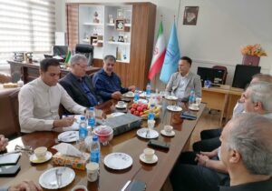 جلسه مدیر تربیت بدنی دانشگاه تبریز با مدیر عامل باشگاه ورزشی مس سونگون و مدیرکل ورزش و جوانان آذربایجان شرقی