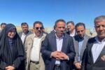 بازدید معاون عمرانی استاندار آذربایجان شرقی و مدیرعامل آبفای کشور از تصفیه خانه ملکان