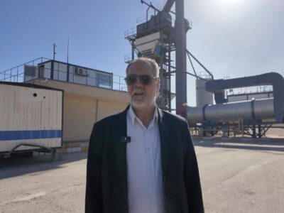 قدردانی از تلاش کارکنان کارخانه آسفالت سازمان عمران