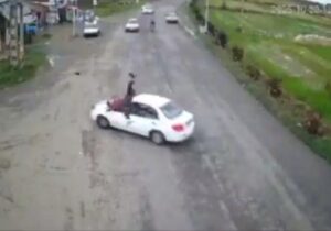 تصادفی وحشتناک در یکی‌ از جاده های شمال