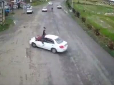 تصادفی وحشتناک در یکی‌ از جاده های شمال