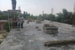 احداث سالن ورزشی اسکوواش توسط شهرداری منطقه ۲ در مرحله احداث سقف طبقه اول