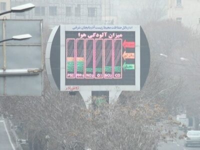 هوای تبریز همچنان ناسالم است