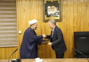 عقد تفاهم نامه همکاری شرکت گاز و ستاد اقامه نماز استان آذربایجان شرقی