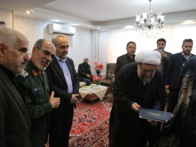 دیدار و تکریم خانواده شهدای بسیجی تبریز در روز نخست هفته بسیج