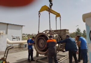 توربین تاسیسات تقویت فشار گاز تبریز پس از اتمام اورهال، آماده بهره‌برداری مجدد شد