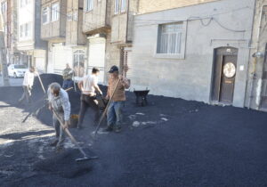 توزیع ۴۱۰۰ تنی آسفالت در جنوب غرب تبریز طی آبان‌ماه سال جاری