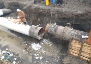 اتصال خط جدید ۳۰ اینچ چلوند/ اردبیل به تاسیسات تقویت فشار گاز چلوند