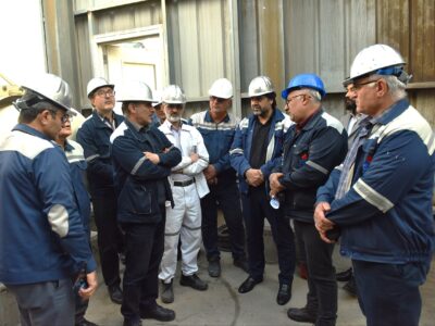 بازدید مدیرعامل پتروشیمی تبریز از روند پیشرفت عملیات اورهال نیروگاه