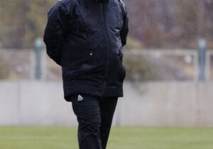 تمرین تراکتوری ها در هوای سرد تبریز