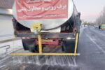 محلول پاشی و برف روبی گسترده معابر در محدوده شهرداری منطقه ۸