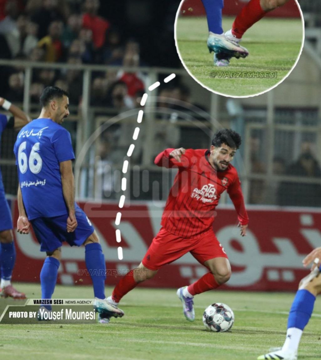 پنالتی تراکتور مقابل استقلال خوزستان سوخت.