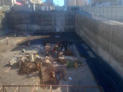 اجرای آرماتورگذاری پروژه ۱۱۲ واحدی قرارگاه مسکن