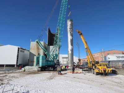 مدیر مجتمع مس سونگون از اجرای عملیات نصب تجهیزات سنگین کارخانه اکسیژن خبر داد