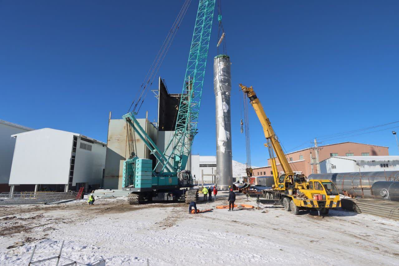 مدیر مجتمع مس سونگون از اجرای عملیات نصب تجهیزات سنگین کارخانه اکسیژن خبر داد مدیر مجتمع مس سونگون از اجرای عملیات نصب تجهیزات سنگین کارخانه اکسیژن خبر داد