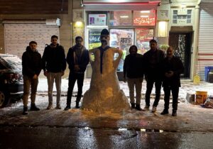 جشنواره آدم برفی در تبریز