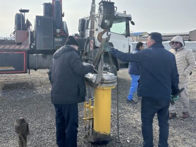 تعبیه موفق گیربكس مستعمل به جای گیربكس معیوب شیر ۲۴ اینچ مركز بهره‌برداری خطوط لوله گاز تبریز