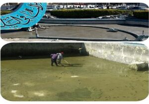 اجرای گسترده زیباسازی استخرهای ذخیره آب و بازسازی آبنماهای تبریز