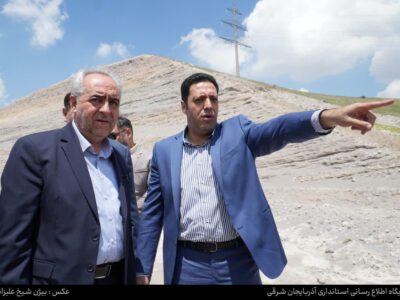 گزارش تصویری  بازدید استاندار آذربایجان از روند اجرای پروژه قطعه ۶ آزادراه تبریز – ارومیه